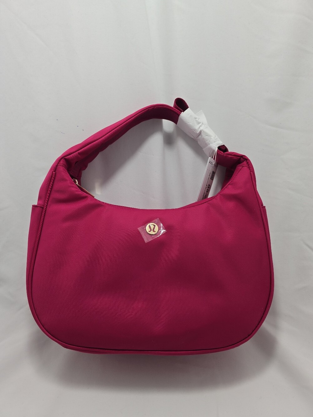 NWT Lululemon City Essentials Shoulder Bag Water Repellent Berry Rumble Pink 4L
